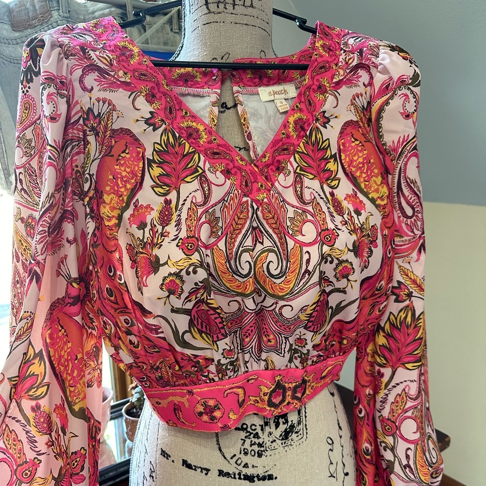 Buckle NWT a Peach Blouse